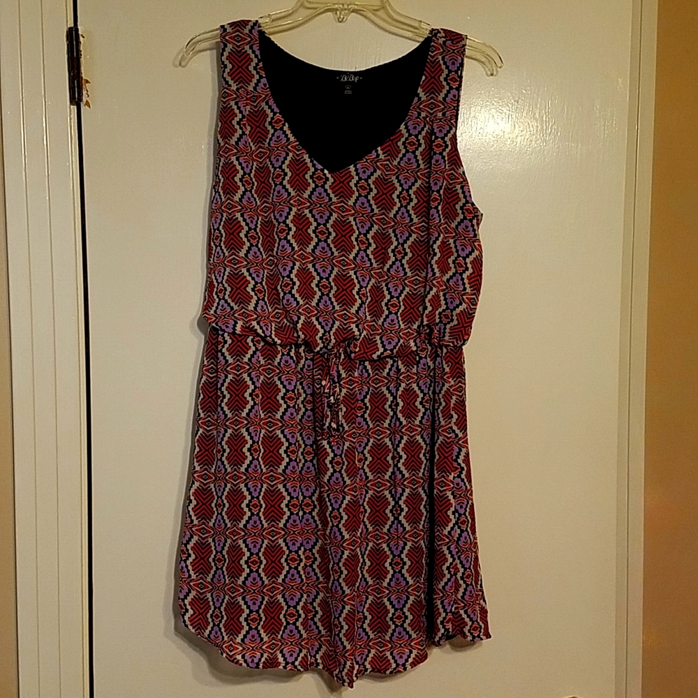 Bebop knee length tribal print dress